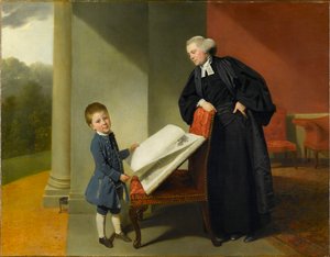 Reverend Randall Burroughes und sein Sohn Ellis
