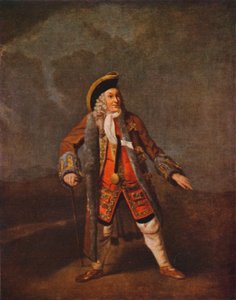 Garrick als Lord Chalkstone, um 1740