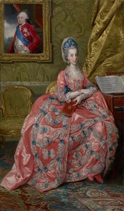 Porträt der Erzherzogin Maria Amalia von Österreich, Herzogin von Parma, ca. 1778 von Johan Joseph Zoffany