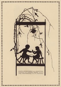Silhouette aus einem Märchen von Hans Christian Andersen