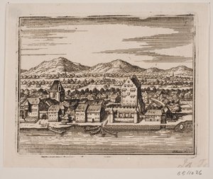 Eine Stadt mit einem Fluss von Johanna Fosie