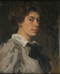 Jugendbildnis – Selbstbildnis von Johanna Kampmann Freund