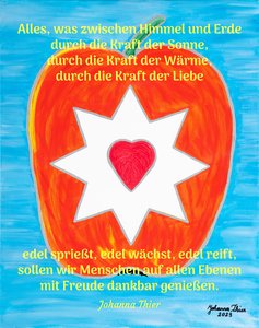 Dankbar für die edle Liebe und Wärme
