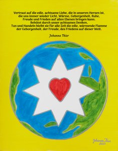 Die edle Flamme der Liebe für diese Welt von Johanna Thier