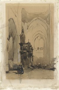 Ansicht des Chorgestühls der St.-Johannes-Kathedrale in 