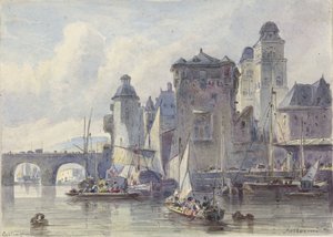 Ansicht von Koblenz von Johannes Bosboom
