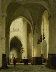 Innenraum der Kirche St. Bavo in Haarlem von Johannes Bosboom