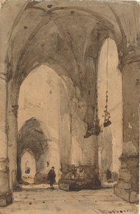 Innenraum der Sint-Bavokerk in Haarlem von Johannes Bosboom