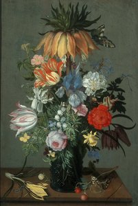 Blumenstillleben mit Kaiserkrone