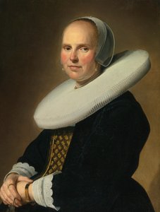 Porträt einer Dame, signiert Mitte rechts: J. Verspronck