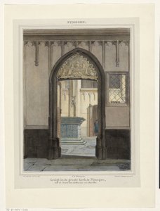 Ansicht des Grabmals in der Stevenskerk in Nijmegen von Johannes Franciscus Christ