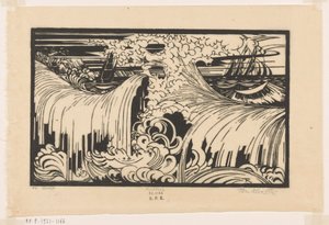 Die Welle von Johannes Frederik Engelbert ten Klooster (signed by artist)
