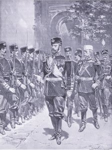 Seine Kaiserliche Majestät der Zar, Illustration aus Cassells Geschichte des Russisch-Japanischen Krieges Band 1, ca. 1900 von Johannes Hermann Barend Koekkoek