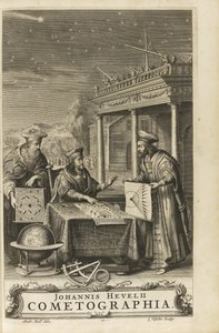 Cometographia. Frontispiz, 1668