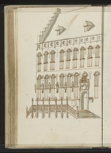 Fassade des Rathauses in Nijmegen