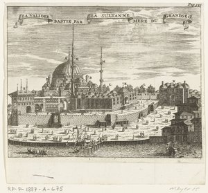 Ansicht der Yeni Cami von Johannes Jacobsz van den Aveele