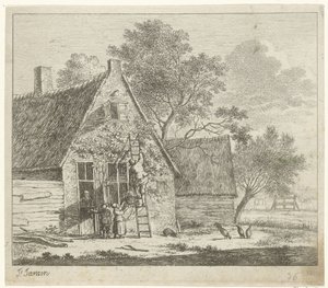 Bauernhof mit Hof