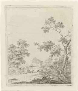 Landschaft mit Fischer von Johannes Janson