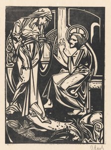 Christus und die Samariterin von Johannes Josephus Aarts (signed by artist)