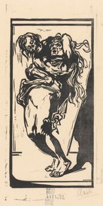 Der Tod und eine Frau von Johannes Josephus Aarts (signed by artist)