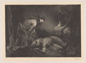 Judith und Magd mit dem Kopf und Körper von Holofernes von Johannes Josephus Aarts (signed by artist)