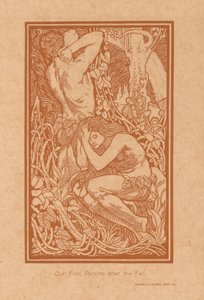 Adam und Eva nach dem Sündenfall von Johannes Josephus Aarts