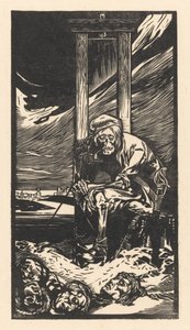 Der Tod bei der Guillotine von Johannes Josephus Aarts
