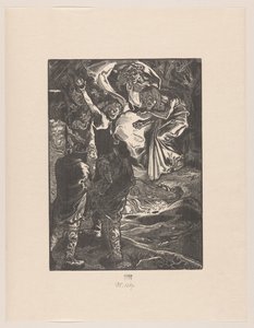 Macbeth und Banquo treffen die drei Hexen von Johannes Josephus Aarts