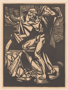 Simson zerstört die Säulen des Tempels von Johannes Josephus Aarts