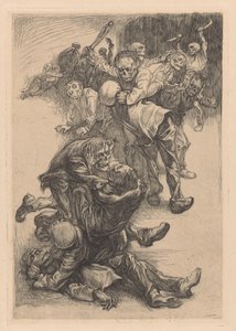 Kämpfende Monster von Johannes Josephus Aarts
