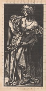 Frau mit Laute von Johannes Josephus Aarts