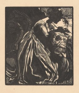 Frau mit Monster von Johannes Josephus Aarts