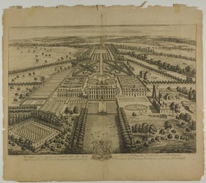 Wimple in der Grafschaft Cambridge, Tafel 32 aus Britannia Illustrata