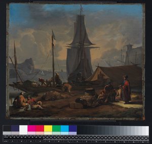 Hafenszene, vor 1674
