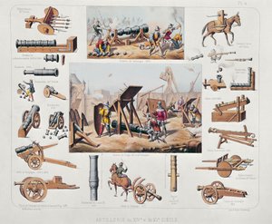 Französische Artillerie aus dem 14. und 15. Jahrhundert von Johannes Moltzheim