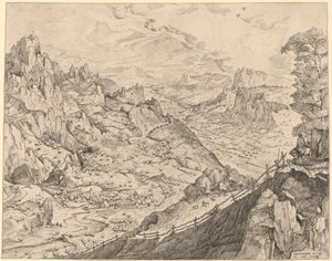 Große Alpenlandschaft