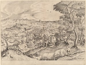 Der belgische Wagen von Johannes and Lucas van Doetechum after Pieter Bruegel the Elder