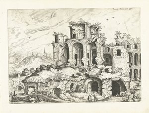 Dritte Ansicht der Ruinen des Palatin von Johannes of Lucas van Doetechum (attributed to)