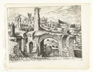 Ansicht des Kolosseums von Johannes of Lucas van Doetechum (attributed to)