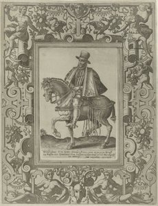 Reiterporträt von Wilhelm I., Prinz von Oranien von Johannes of Lucas van Doetechum