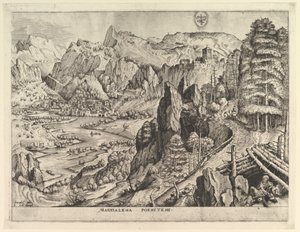 Die reuige Magdalena aus Die großen Landschaften