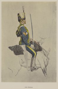 19. Husar (Farblithografie) von John (after) Charlton