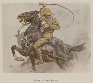 Kanonen an die Front von John (after) Charlton