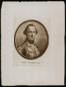 Porträt von General George Washington (Gravur)