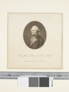 Captain James King (Stich von Francesco Bartolozzi) von John (after) Webber