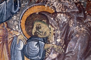 Heiligenfigur von Ioannis Pagomenos (Detail)