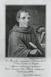 Porträt von Agnolo Firenzuola (1493-1543), italienischer Schriftsteller und Humanist, Gravur von Giuseppe Benaglia (ca. 1796-ca. 1830) von Walter Charles Mills