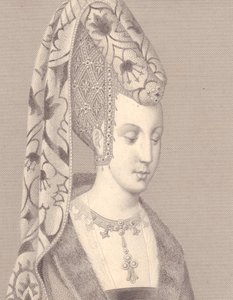 Porträt von Isabelle oder Isabeau von Bayern-Ingolstadt, Königin von Frankreich von Walter Charles Mills