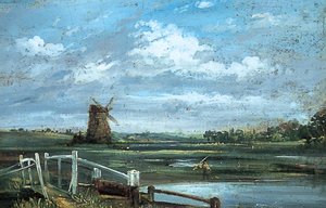 In der Nähe von Haddon, Derbyshire von John (manner of) Constable