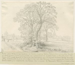 Lichfield - Blick über den Stowe Pool von John Allport